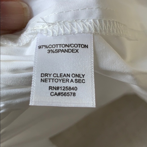 Intermix Bennet Poplin White Dress - Picture 6 of 6